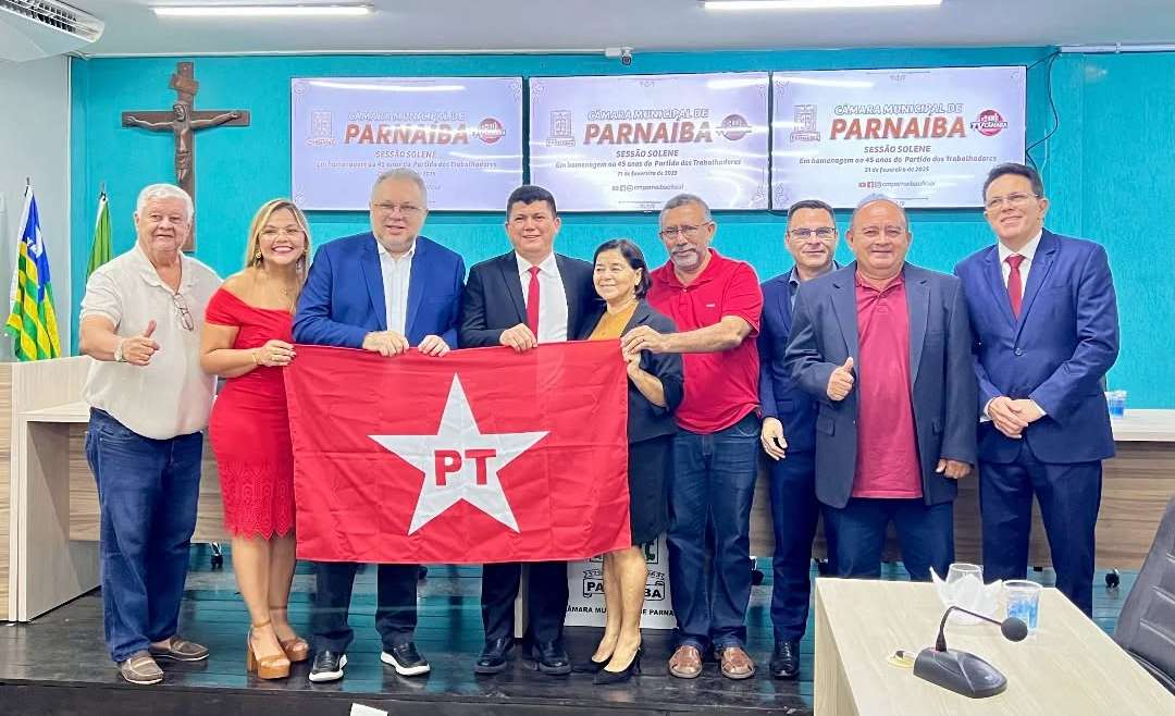 Câmara Municipal realiza sessão solene em homenagem aos 45 anos do Partido dos Trabalhadores